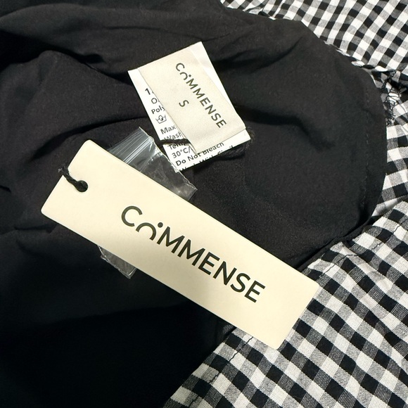 Commense Black and White Checkered Dress - Picture 4 of 4